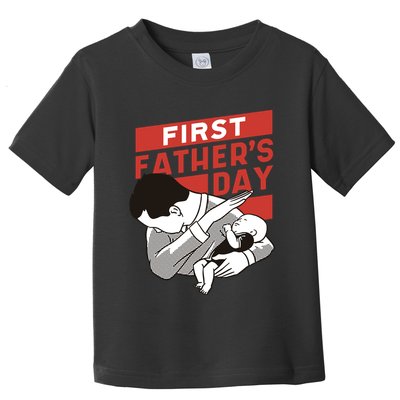 First Father's Day Dab Toddler T-Shirt