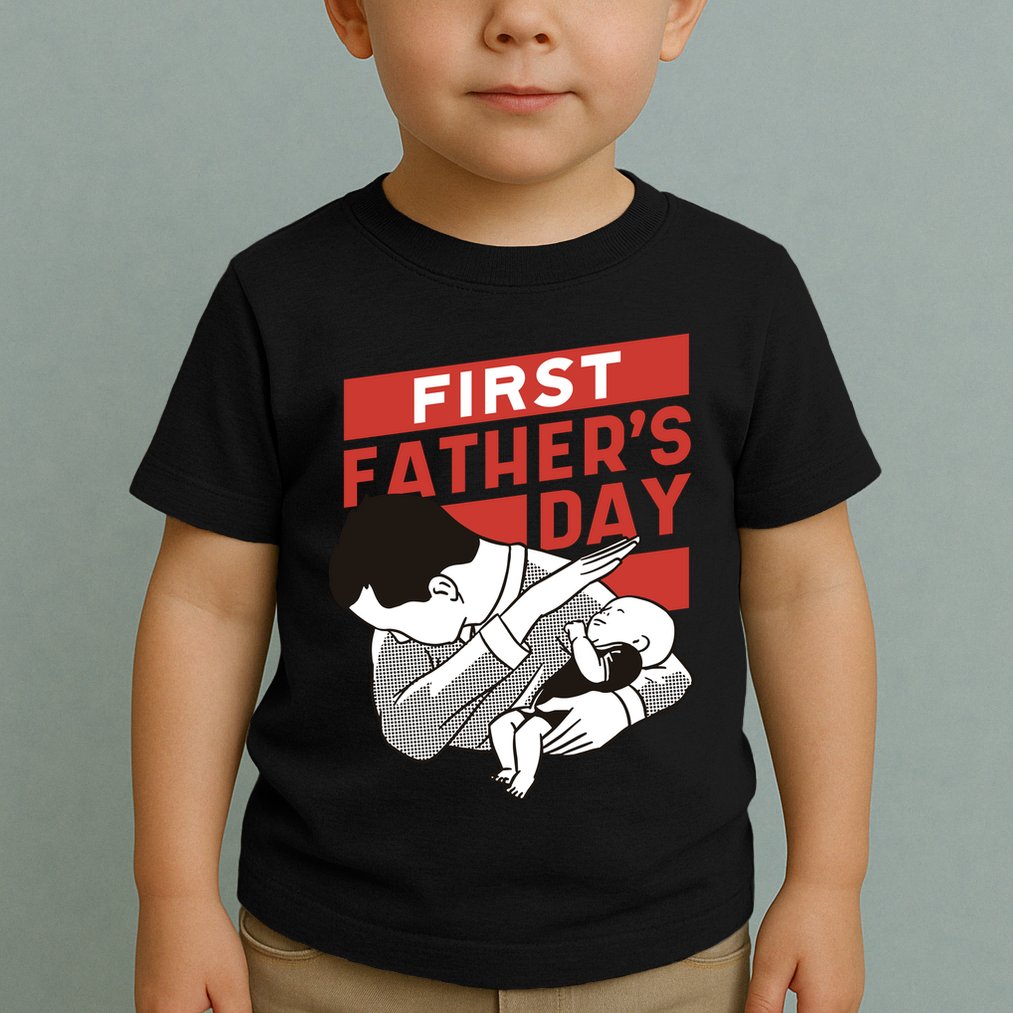 First Father's Day Dab Toddler T-Shirt