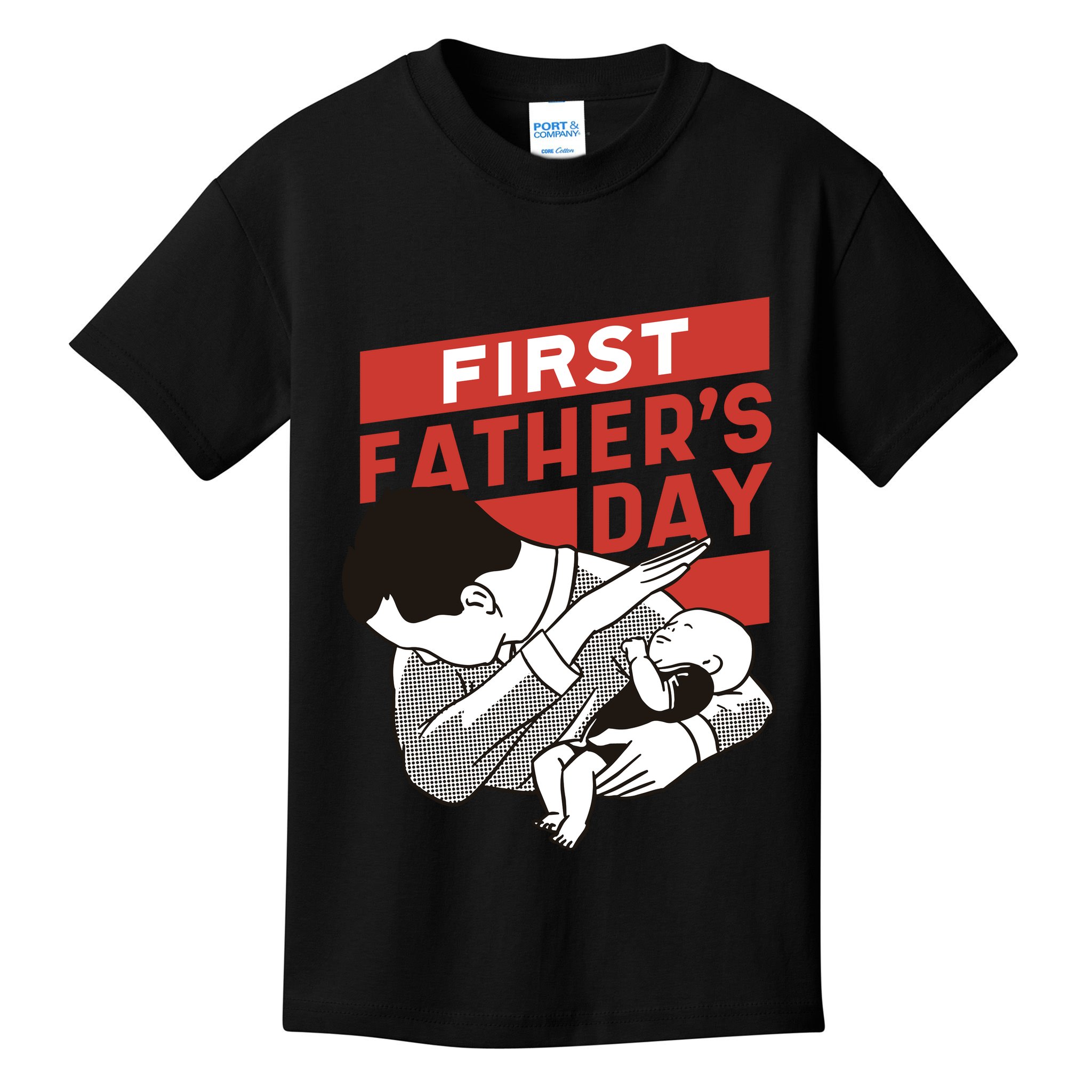 First Father's Day Dab Kids T-Shirt