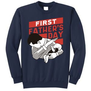 First Father's Day Dab Sweatshirt