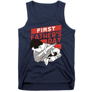 First Father's Day Dab Tank Top