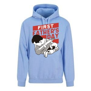 First Father's Day Dab Unisex Surf Hoodie