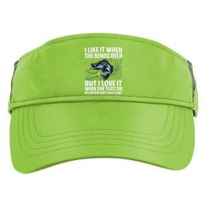 Funny Fishing Design For Women Fishing Fish Fisherman Adult Drive Performance Visor