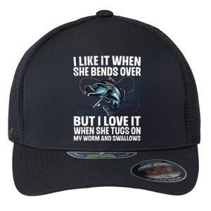 Funny Fishing Design For Women Fishing Fish Fisherman Flexfit Unipanel Trucker Cap