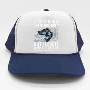 Funny Fishing Design For Women Fishing Fish Fisherman Trucker Hat