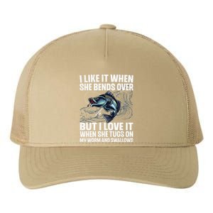 Funny Fishing Design For Women Fishing Fish Fisherman Yupoong Adult 5-Panel Trucker Hat