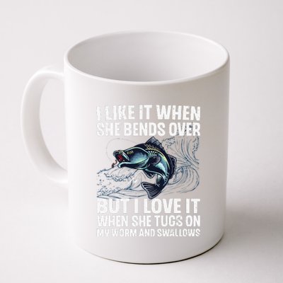 Funny Fishing Design For Women Fishing Fish Fisherman Coffee Mug