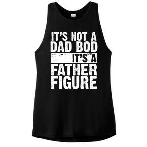 Father Figure Dad Bod Funny Meme Ladies PosiCharge Tri-Blend Wicking Tank