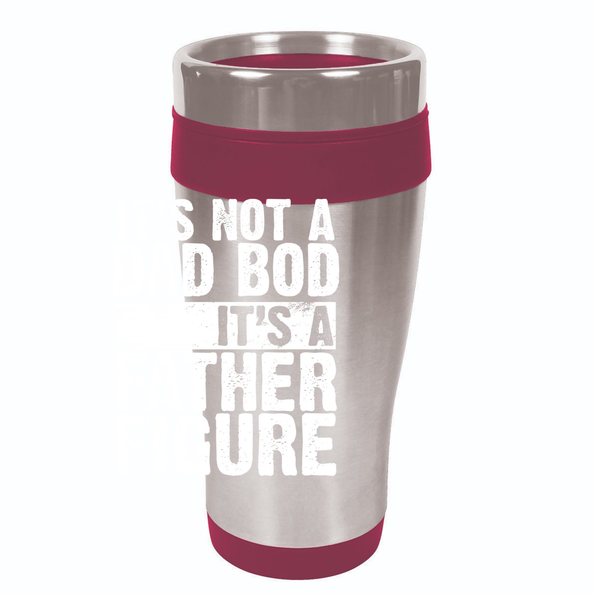 Father Figure Dad Bod Funny Meme 15oz Campfire Ceramic Mug