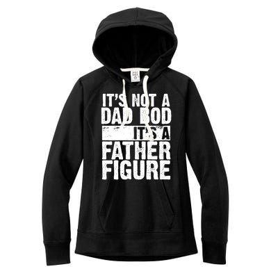 Father Figure Dad Bod Funny Meme Women's Fleece Hoodie