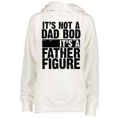 Father Figure Dad Bod Funny Meme Womens Funnel Neck Pullover Hood