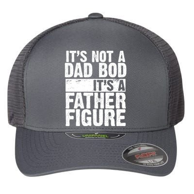 Father Figure Dad Bod Funny Meme Flexfit Unipanel Trucker Cap