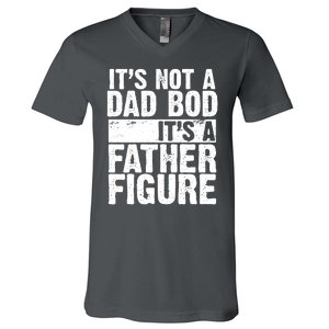 Father Figure Dad Bod Funny Meme V-Neck T-Shirt