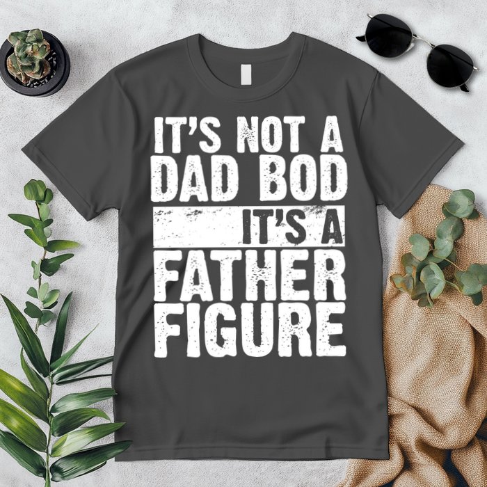 Father Figure Dad Bod Funny Meme Premium T-Shirt