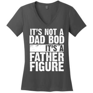 Father Figure Dad Bod Funny Meme Women's V-Neck T-Shirt