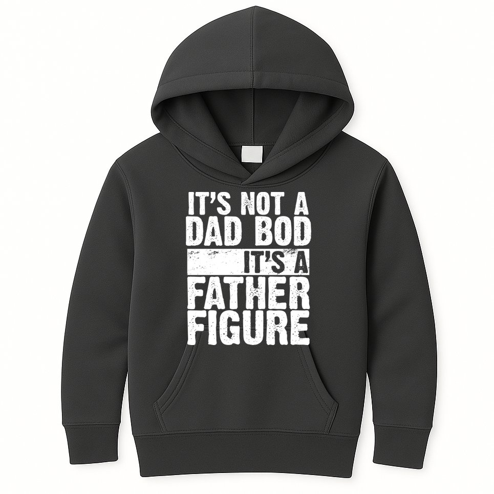 Father Figure Dad Bod Funny Meme Kids Hoodie