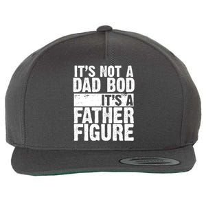 Father Figure Dad Bod Funny Meme Wool Snapback Cap