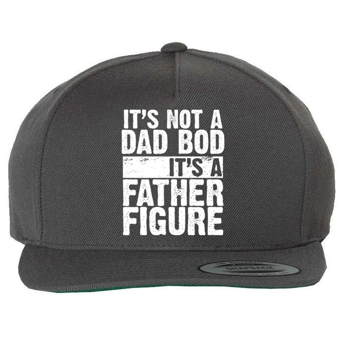 Father Figure Dad Bod Funny Meme Wool Snapback Cap