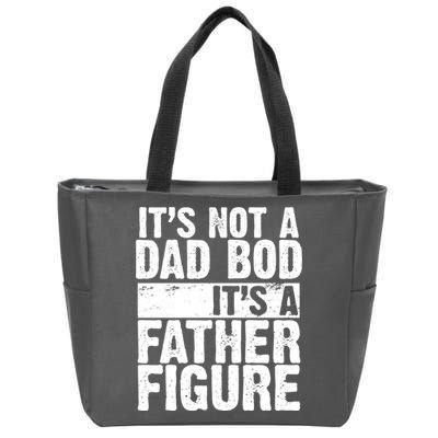 Father Figure Dad Bod Funny Meme Zip Tote Bag