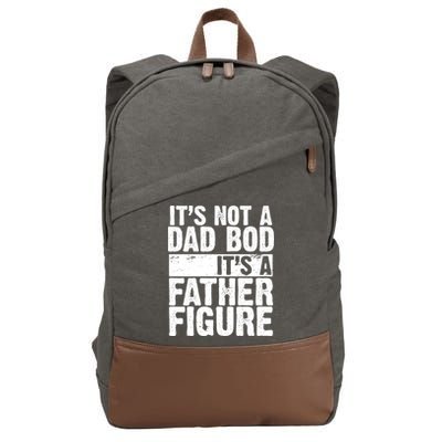 Father Figure Dad Bod Funny Meme Cotton Canvas Backpack