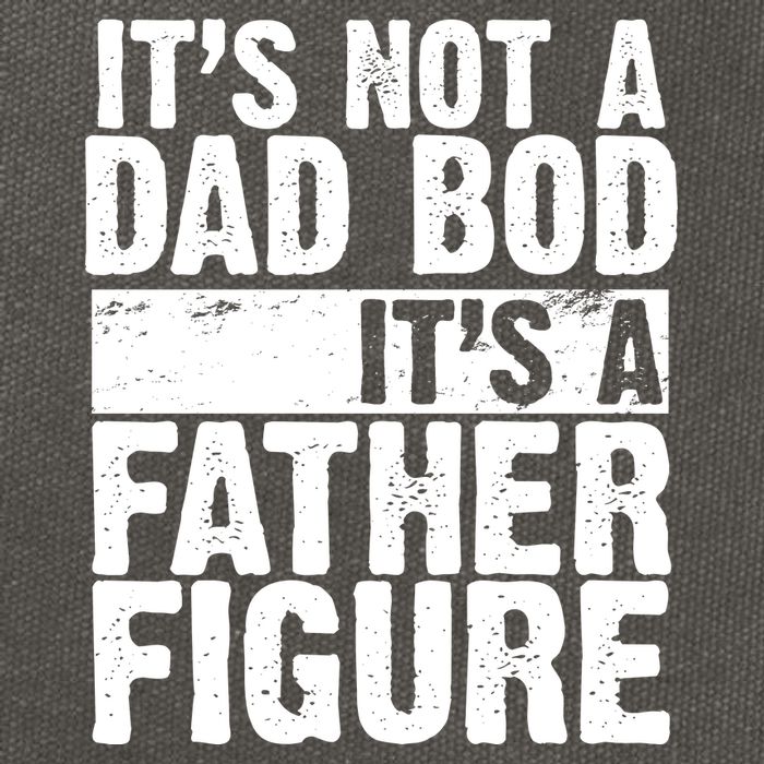 Father Figure Dad Bod Funny Meme Cotton Canvas Backpack