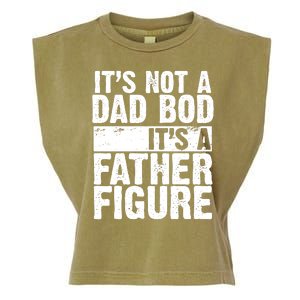 Father Figure Dad Bod Funny Meme Garment-Dyed Women's Muscle Tee