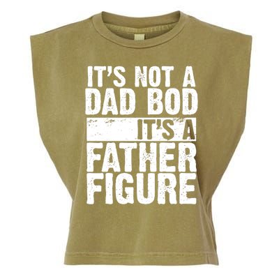 Father Figure Dad Bod Funny Meme Garment-Dyed Women's Muscle Tee