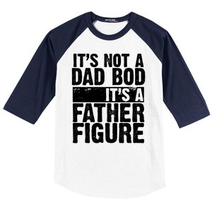 Father Figure Dad Bod Funny Meme Baseball Sleeve Shirt