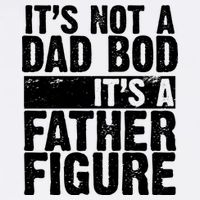 Father Figure Dad Bod Funny Meme Garment-Dyed Sweatshirt