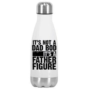 Father Figure Dad Bod Funny Meme Stainless Steel Insulated Water Bottle