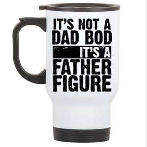 Father Figure Dad Bod Funny Meme Stainless Steel Travel Mug