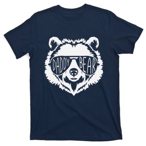 Funny Father's Day Daddy Bear Face With Sunglasses T-Shirt