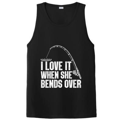 Funny Fishing Design For Women Fisherman Fishing Rod PosiCharge Competitor Tank