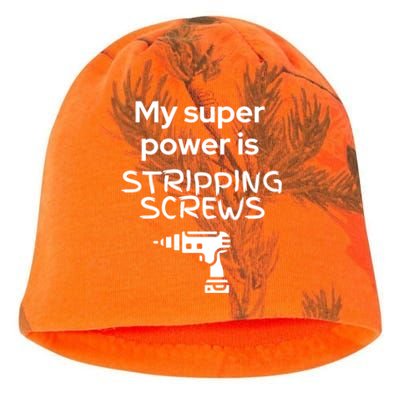 Funny FatherS Day Gift My Super Power Tools Diy Dad Gift Kati - Camo Knit Beanie