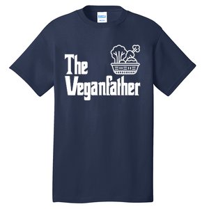 Funny Fathers Day The Veganfather Vegan Raw Food Dad Gift Tall T-Shirt