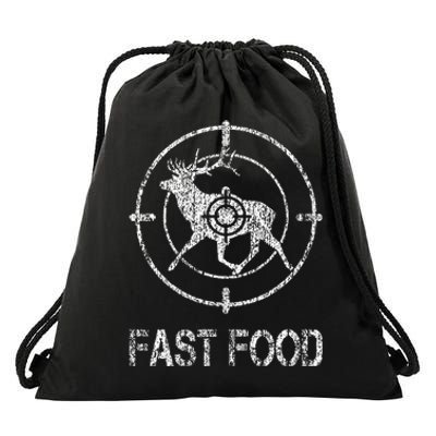 Fast Food Deer Hunting Hunter Fast American Food Camouflage Drawstring Bag