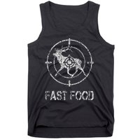 Fast Food Deer Hunting Hunter Fast American Food Camouflage Tank Top