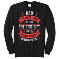 Funny Fathers Day For Dad From Daughters Fathers Day Sweatshirt