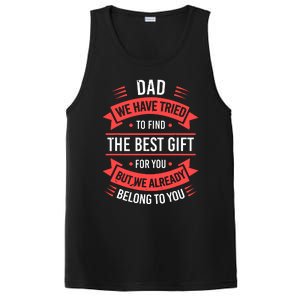 Funny Fathers Day For Dad From Daughters Fathers Day PosiCharge Competitor Tank