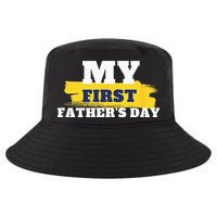 First Fathers Day Tee First Time Dad Father Gift Cool Comfort Performance Bucket Hat