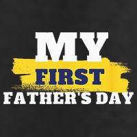 First Fathers Day Tee First Time Dad Father Gift Adult Drive Performance Visor