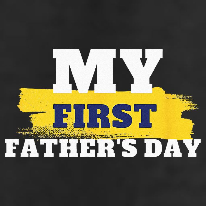 First Fathers Day Tee First Time Dad Father Gift Adult Drive Performance Visor