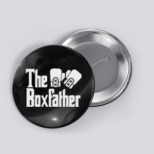 Funny Fathers Day The Box-father Boxing Boxer Dad Gift Button