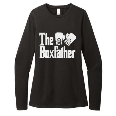 Funny Fathers Day The Box-father Boxing Boxer Dad Gift Womens CVC Long Sleeve Shirt