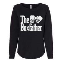 Funny Fathers Day The Box-father Boxing Boxer Dad Gift Womens California Wash Sweatshirt