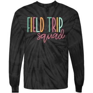 Field Fun Day Squad School Trip Vibes Boy Girl Teachers Tie-Dye Long Sleeve Shirt