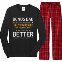 Funny Father's Day Bonus Dad Gifts from Daughter Son Wife Long Sleeve Pajama Set