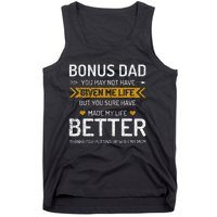 Funny Father's Day Bonus Dad Gifts from Daughter Son Wife Tank Top