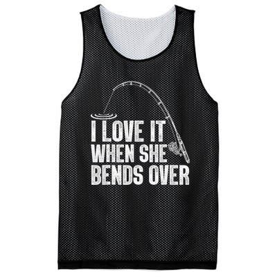 Funny Fishing Design For   Fisherman Fishing Rod Mesh Reversible Basketball Jersey Tank