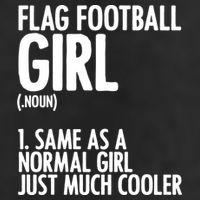 Flag Football Definition American Football Player Meaningful Gift Cool Comfort Performance Bucket Hat